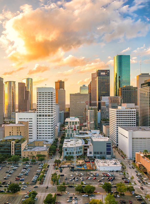 Skyline of Bellaire, Texas